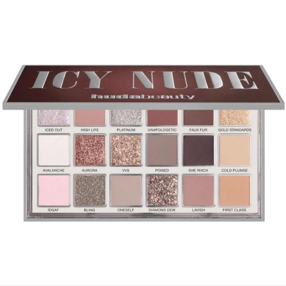 HudaBeauty Icy Nude Eyeshadow Palette 🎨 NIB